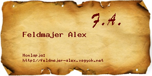 Feldmajer Alex névjegykártya
